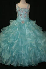 Girls Glitz Pageant Dresses-Long Skirt