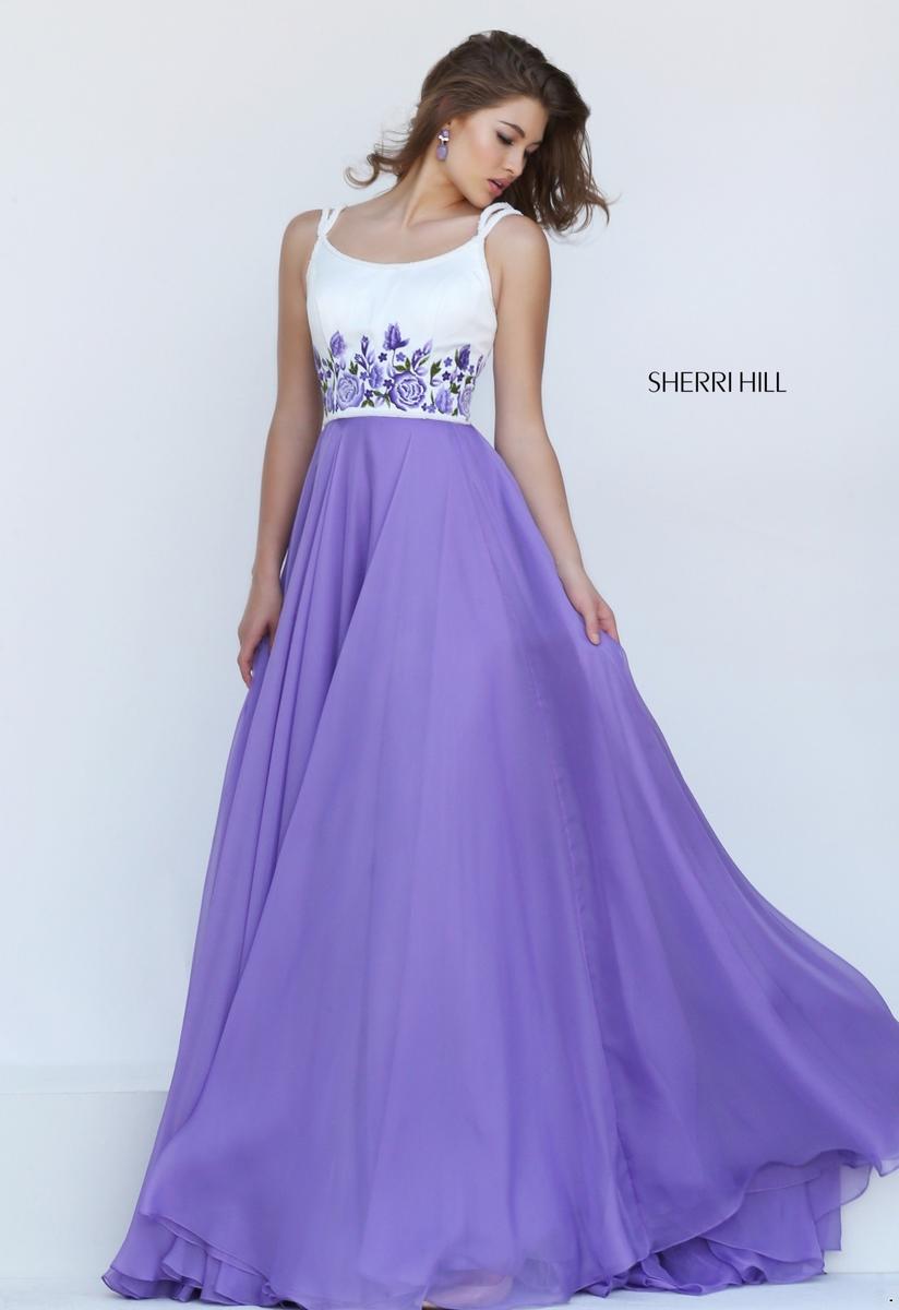 Purple Sherri Hill Prom Dresses
